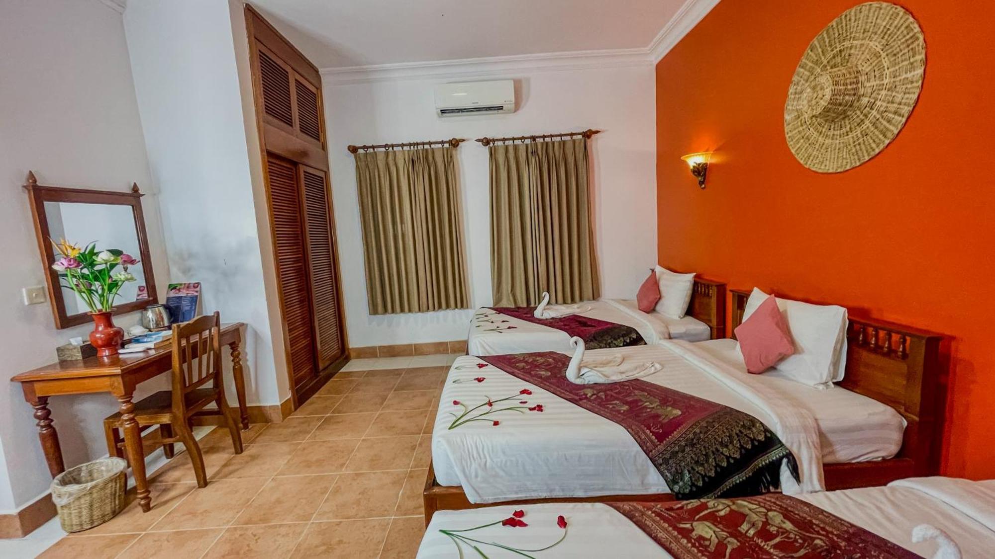 Villa Indochine D'Angkor シェムリアップ 部屋 写真