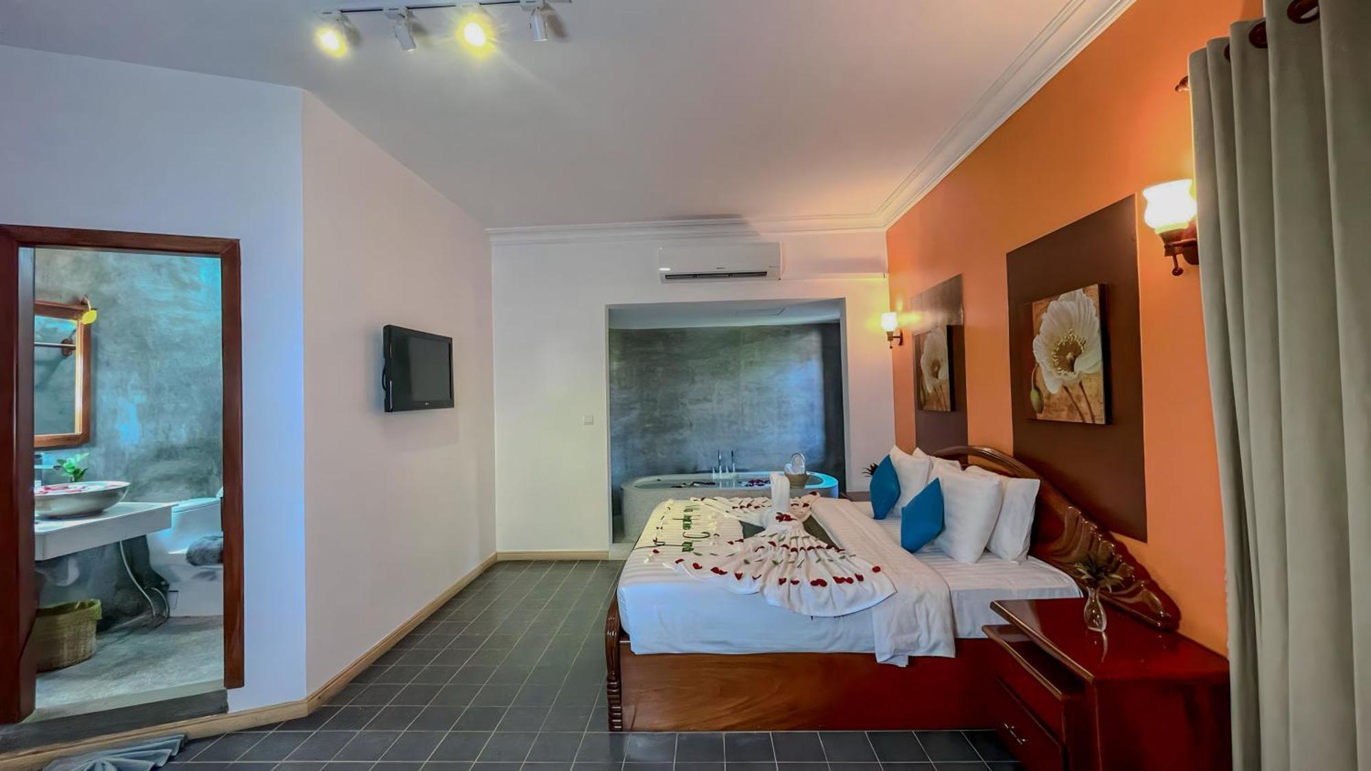 Villa Indochine D'Angkor シェムリアップ 部屋 写真