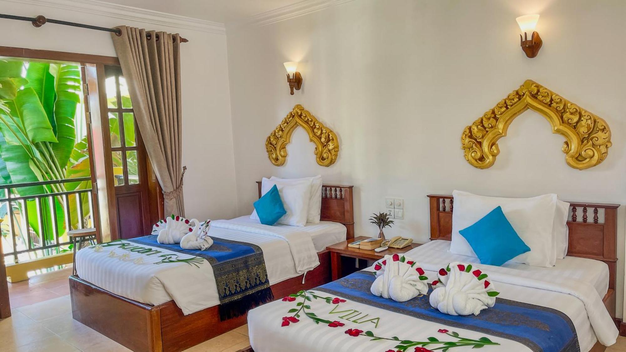 Villa Indochine D'Angkor シェムリアップ 部屋 写真