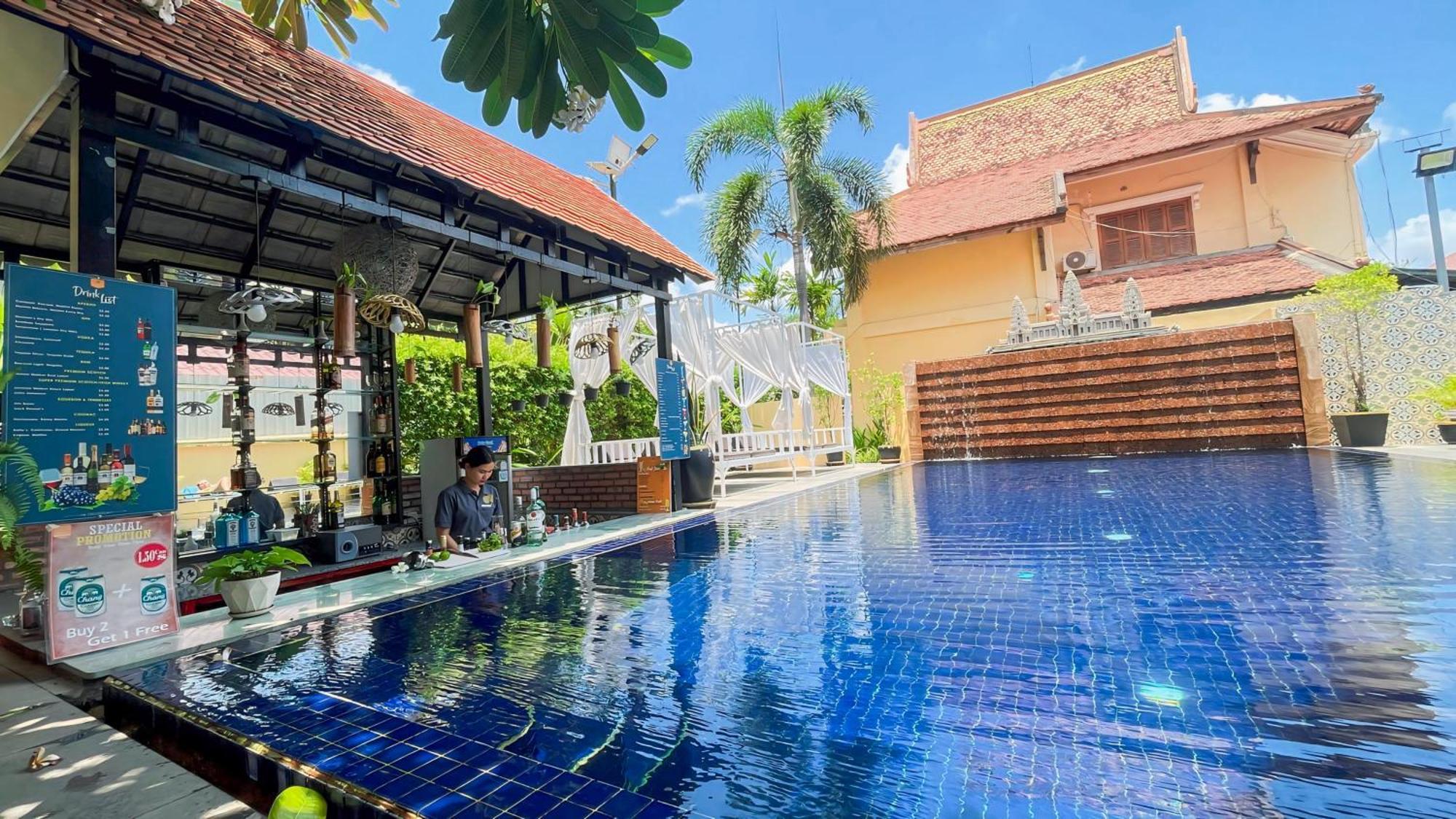 Villa Indochine D'Angkor シェムリアップ エクステリア 写真