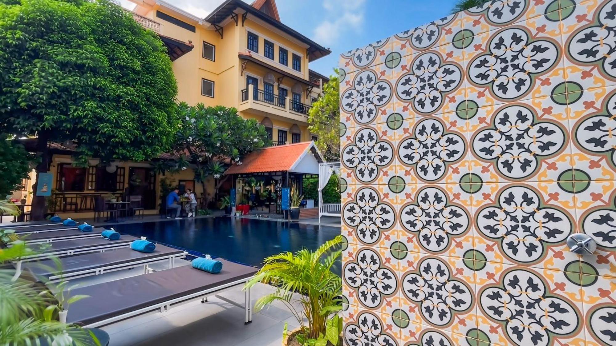 Villa Indochine D'Angkor シェムリアップ エクステリア 写真